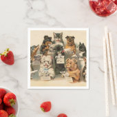 dieren maken papieren servetten leuk (Insitu)