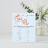 Dieren Match Baby Shower Spel (Staand voorkant)