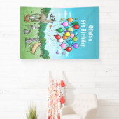 Dieren met Ballonnen Spandoek (Insitu)