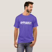 Dieren met dier silhouet cadeau t-shirt (Voorkant volledig)