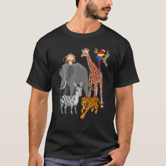 Dieren met dierentuin: een dag op de Z T-shirt