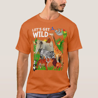 Dieren met dierentuin: een dag op de Z T-shirt