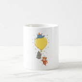 Dieren met een ballon koffiemok