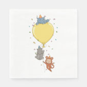 Dieren met een ballon servet (Voorkant)