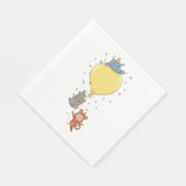 Dieren met een ballon servet (Hoek)