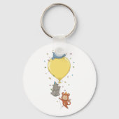 Dieren met een ballon sleutelhanger (Achterkant)