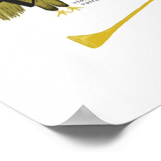 Dieren met professioneel alfabet poster (Hoek)