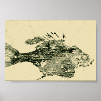 Dieren na kaartenformaat 4" bij 6" Poster