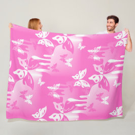 Dieren Natuur - Splashes Tattoo Vlinders 1 Fleece Deken