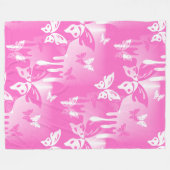 Dieren Natuur - Splashes Tattoo Vlinders 1 Fleece Deken (Voorkant (Horizontaal))
