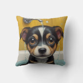 Dieren nemen een bad grappig kussen (Achterkant)