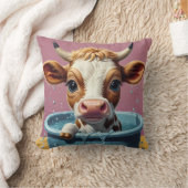 Dieren nemen een bad grappig kussen (Deken)