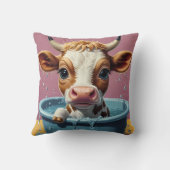 Dieren nemen een bad grappig kussen (Achterkant)