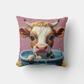 Dieren nemen een bad grappig kussen (Voorkant)