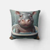 Dieren nemen een bad grappig kussen (Voorkant)