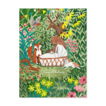 Dieren Oerwoud Groen | Nieuwe baby Gefeliciteerd |