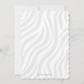 Dieren, oerwoud safari jongen of meisjesverjaardag kaart (Achterkant)