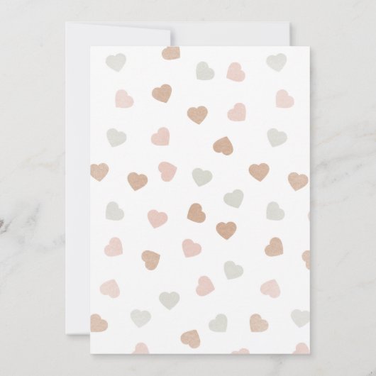 Dieren Oerwoud Safari Oh Baby shower Kaart (Achterkant)