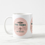 Dieren onze vrienden eten geen grappige Dierenvrie Koffiemok (Links)