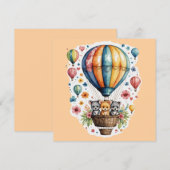 Dieren Op Een ballon (Voorkant / Achterkant)