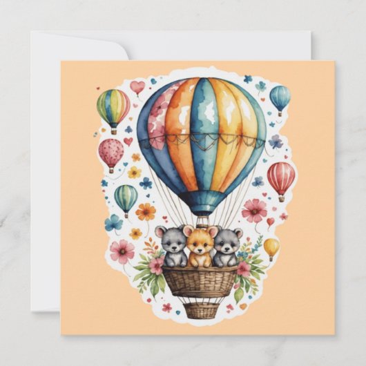 Dieren Op Een ballon (Voorkant)