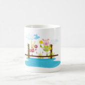 Dieren op een Mok van een brugkoffie (Center)