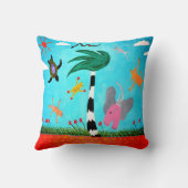 Dieren op het Sierkussen van de wind (Achterkant)