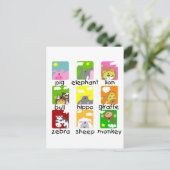 Dieren op paradeT-shirts en cadeautjes Briefkaart (Staand voorkant)