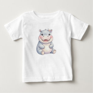 Dieren op safari-Baby nijlpaard