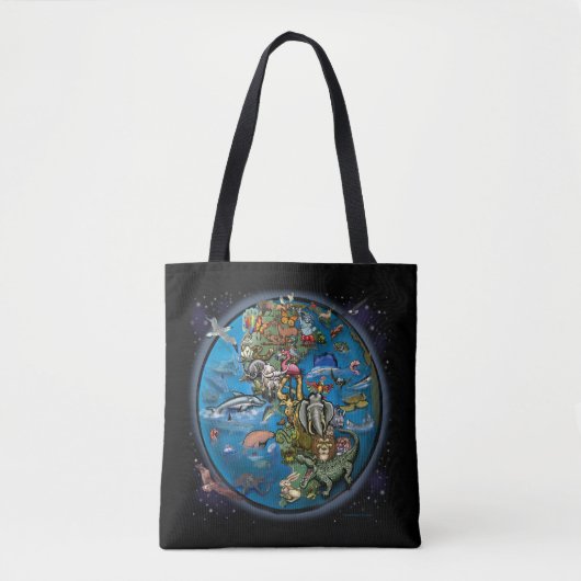 Dieren PLanet Tote Bag (Voorkant)
