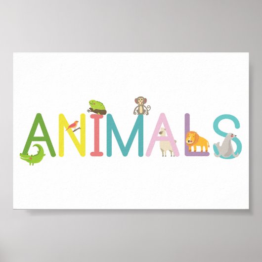 Dieren Poster (Voorkant)