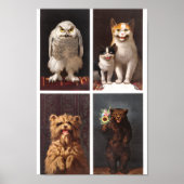  dieren poster (Voorkant)