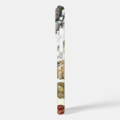 Dieren Postzegels iPhone Hoesje (Achterkant / Links)