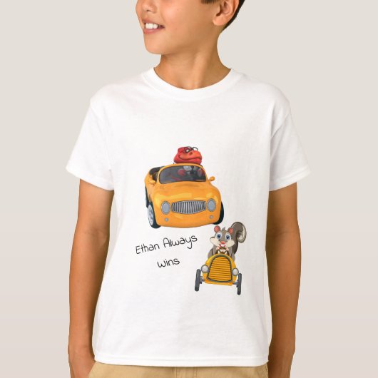 Dieren Racen T-shirt (Voorkant)