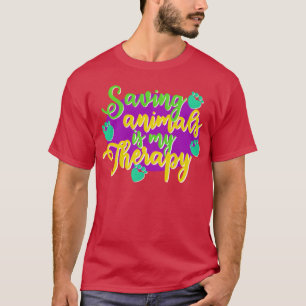 Dieren redden Dierenarts Veterinaire assistent g T-shirt