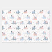 Dieren, regenbogen en bloemen inpakpapier vel (Voorkant)