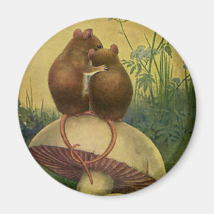 dieren, Romance- en liefdesmuizen Magneet