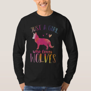 Dieren Roofdier Vrouwen Gewoon Een Meisje Dat Van T-shirt