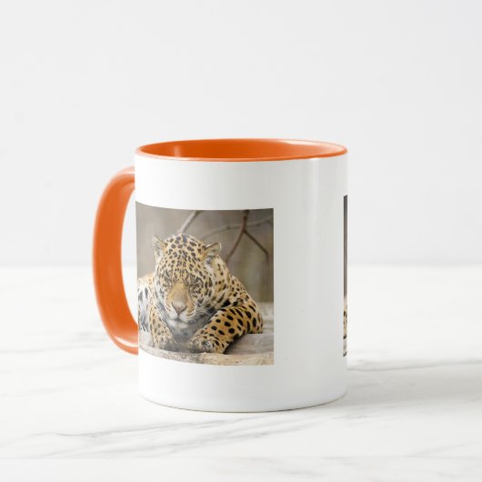 Dieren Safari Oerwoud Kantoor Mok (Voorkant links)