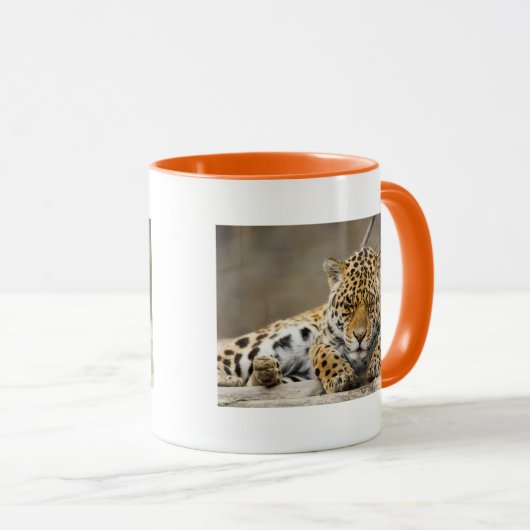 Dieren Safari Oerwoud Kantoor Mok (Voorkant rechts)