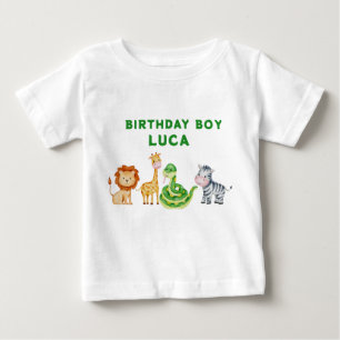 Dieren Safari Verjaardag T-Shirt