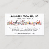 Dieren Schapeneend logo kippenhok Visitekaartje (Achterkant)