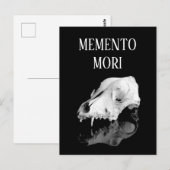 Dieren schedel briefkaart (Voorkant / Achterkant)
