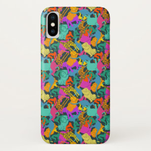 Dieren Silhouetten Patroon iPhone X Hoesje
