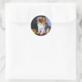  dieren, Speelgoed Pekingese Puppy Dog Ronde Sticker (Tas)