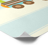 Dieren Speelgoed Trein en Vliegtuig Avontuur Wacht Poster (Hoek)