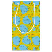 Dieren spelen baby patroon achtergrond klein cadeauzakje (Voorkant)