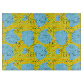 Dieren spelen baby patroon achtergrond snijplank (Voorkant)