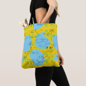 Dieren spelen baby patroon achtergrond tote bag (Dichtbij)