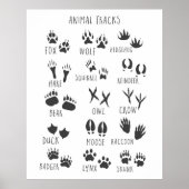 Dieren Sporen  Poster (Voorkant)